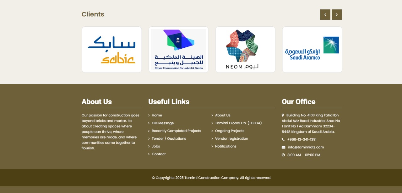 Ali Al-Abdullah Al-Tamimi General Contracting